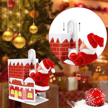 Load image into Gallery viewer, 🎅Electric Chimney Climbing Santa Claus Musical Toys🎄