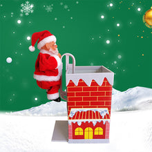 Load image into Gallery viewer, 🎅Electric Chimney Climbing Santa Claus Musical Toys🎄