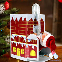 Load image into Gallery viewer, 🎅Electric Chimney Climbing Santa Claus Musical Toys🎄