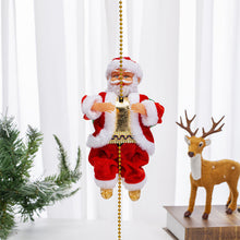 Load image into Gallery viewer, 🎅Electric Chimney Climbing Santa Claus Musical Toys🎄