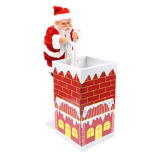 Load image into Gallery viewer, 🎅Electric Chimney Climbing Santa Claus Musical Toys🎄