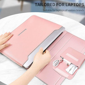 💻New Year Sale - 50% OFF💻Laptop Sleeve Case Leather Case with Adjustable Stand