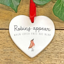 Load image into Gallery viewer, Ceramic Heart Hanging Ornament