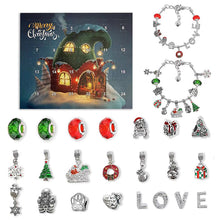 Load image into Gallery viewer, DIY 24 Days Christmas Countdown Calendar Bracelets Set