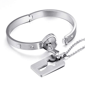 Heart Lock Bracelet & Necklace