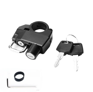 Multifunctional motorcycle helmet security lock