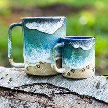 Load image into Gallery viewer, Paw Print Ocean Shoreline Mug