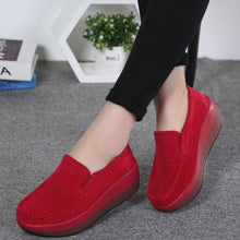 Load image into Gallery viewer, Womens Slip On Hollow Out Loafers