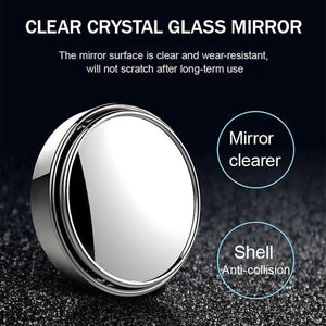 360° Rotation Car Reversing Small Round Mirrors (2pcs)