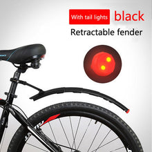 Load image into Gallery viewer, Bicycle Retractable Mudguard with Taillights