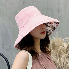 Load image into Gallery viewer, Wide Brim Cotton Summer Hat