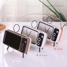 Load image into Gallery viewer, Retro TV Bluetooth Speaker+ Mobile Phone Holder