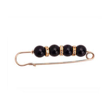 Load image into Gallery viewer, Fancy Rhinestones Pearls Safety Pin Brooch