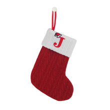 Load image into Gallery viewer, Christmas Letter Knit Stocking