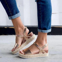 Load image into Gallery viewer, Women&#39;s Espadrilles Platform Sandal