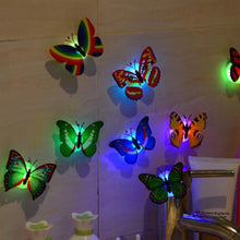 Load image into Gallery viewer, 9 Pcs LED Butterfly Lights Wall Stickers