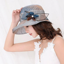 Load image into Gallery viewer, Womens Beach Sun Straw Hat