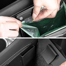 Load image into Gallery viewer, Waterproof Car Leather Trash Can