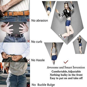 Bearhome Buckle-free Invisible Elastic Waist Belts