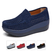 Load image into Gallery viewer, Womens Slip On Hollow Out Loafers