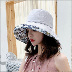 Wide Brim Cotton Summer Hat