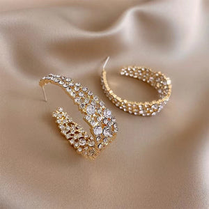 Fashionable Rhinestone Earrings