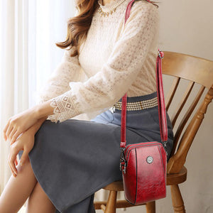 Mini Crossbody Bag in Soft Leather