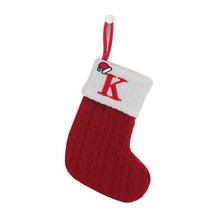 Load image into Gallery viewer, Christmas Letter Knit Stocking