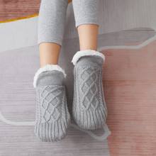 Load image into Gallery viewer, V-mouth Fluffy Slipper Socks