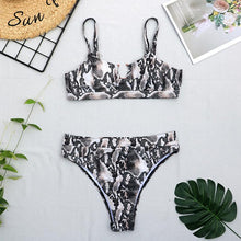 Load image into Gallery viewer, 2020 New top sexy solid swimwear push up bikini