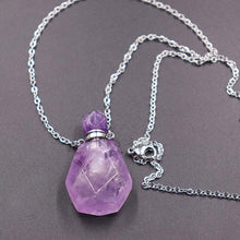 Load image into Gallery viewer, Crystal Perfume Diffuser Necklace