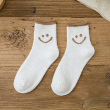 Load image into Gallery viewer, Lovely Smile Face Cotton Socks