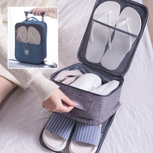 Load image into Gallery viewer, Travel Three-layer Portable Storage Shoe Bag