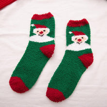 Load image into Gallery viewer, Christmas Fuzzy Fluffy Socks