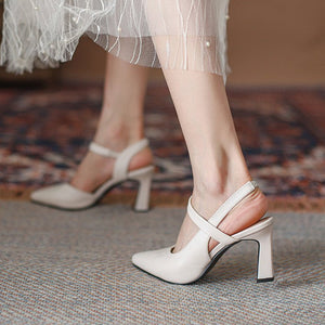 Pointed Toe High Heel Sandals