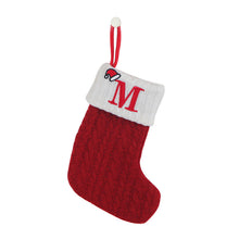 Load image into Gallery viewer, Christmas Letter Knit Stocking