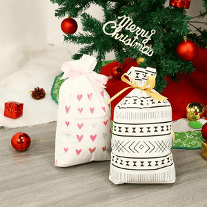 Drawstring Christmas Gift Bags（50 pcs）