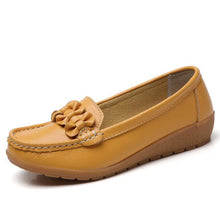 Load image into Gallery viewer, Women Solid Color Bowknot Casual Loafers