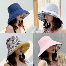 Load image into Gallery viewer, Wide Brim Cotton Summer Hat