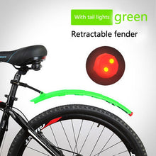 Load image into Gallery viewer, Bicycle Retractable Mudguard with Taillights