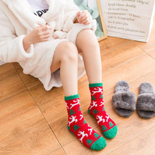 Load image into Gallery viewer, Christmas Fuzzy Fluffy Socks