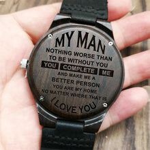 Load image into Gallery viewer, Men&#39;s Wooden Watch