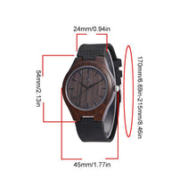 Load image into Gallery viewer, Men&#39;s Wooden Watch