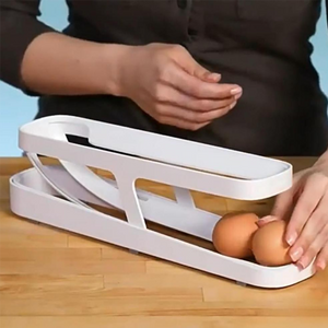 🥚Automatic Scrolling Egg Rack Holder Storage Box