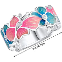 Load image into Gallery viewer, Fashion Flower Butterfly Ring