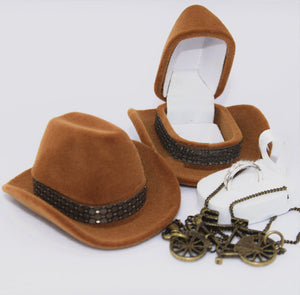 Cowboy Hat Ring Box