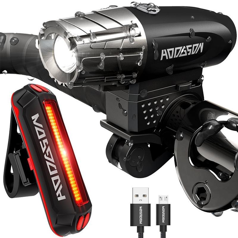 Rechargeable Bike Light Set