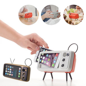 Retro TV Bluetooth Speaker+ Mobile Phone Holder