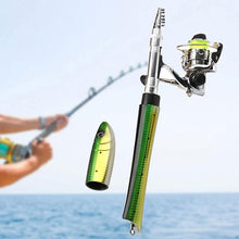 Load image into Gallery viewer, Mini Fish-shaped Portable Fishing Rod Kit