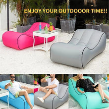 Load image into Gallery viewer, Inflatable Lazy Beach Sofa Bed